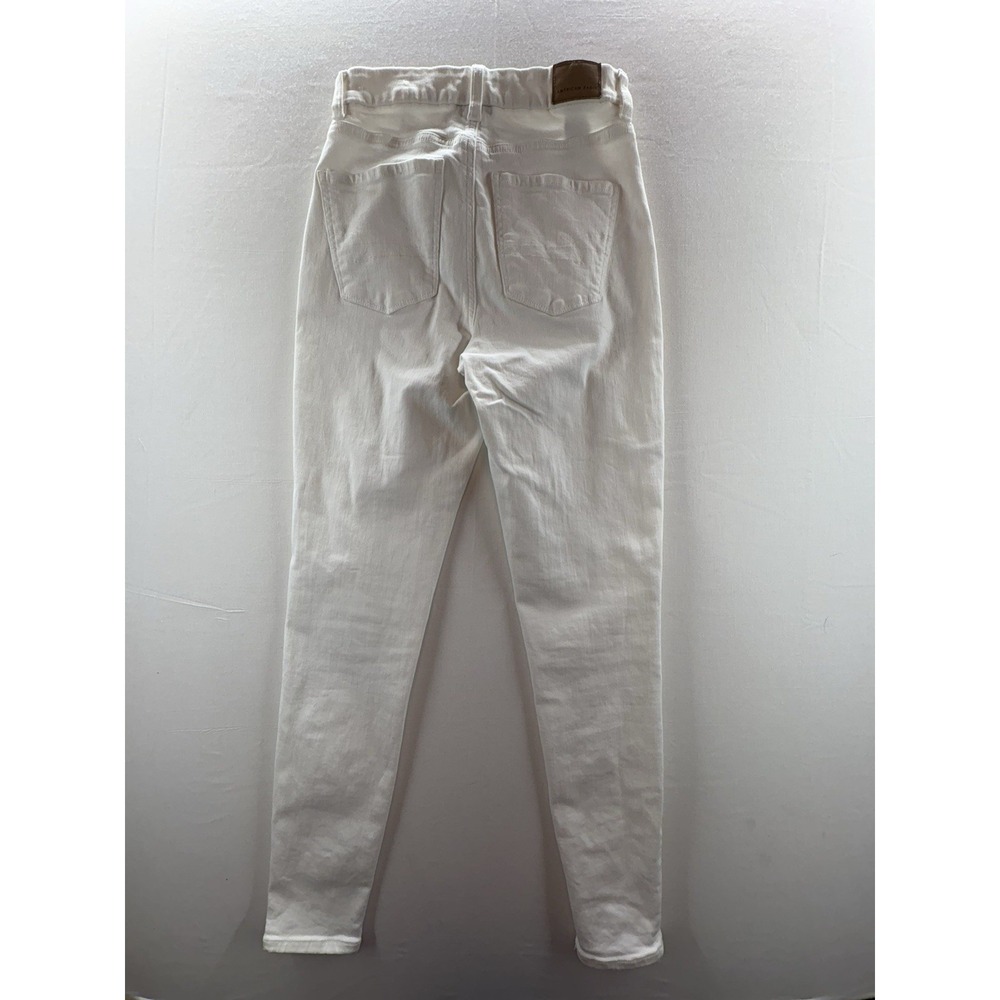 AMERICAN EAGLE WHITE JEANS NEXT LEVEL STRETCH SIZE 2 HIGH RISE JEGGINGS